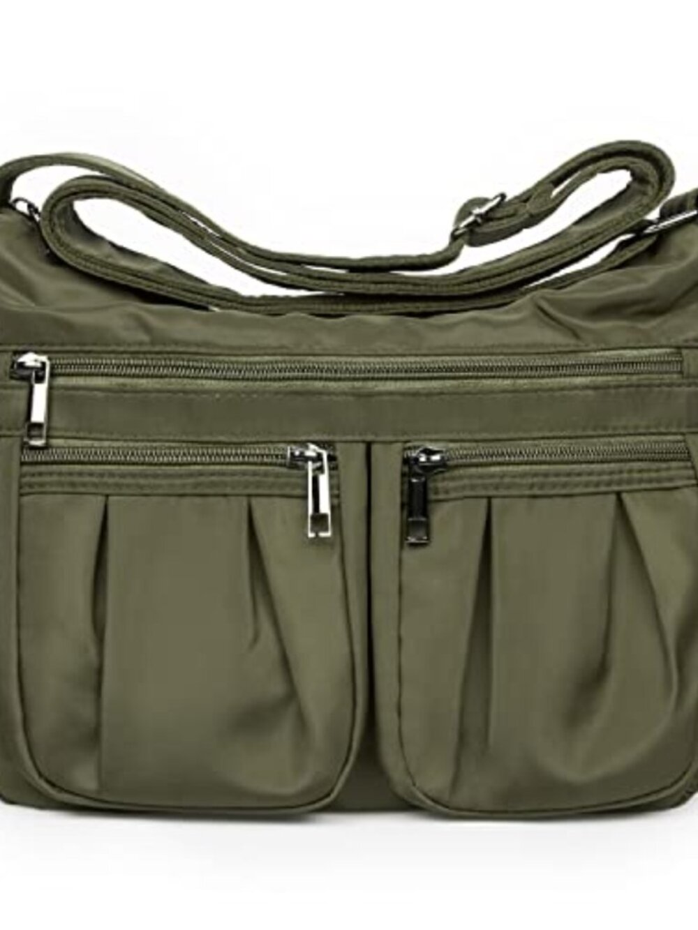 Nylon Crossbody Bag Water Resistant Shoulder Bag Anti Theft Travel Purse
